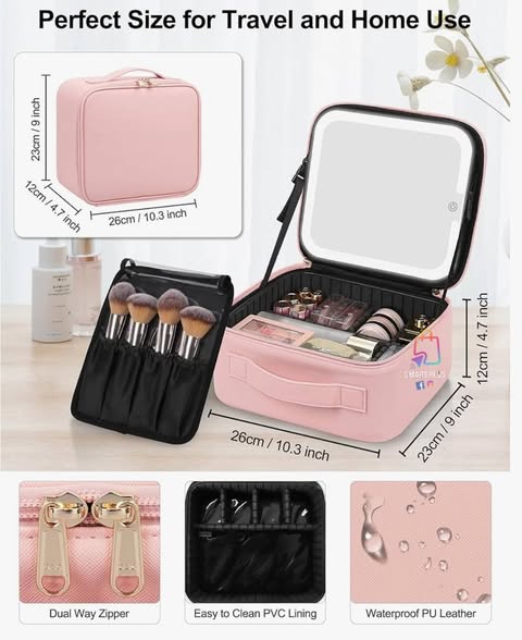 Beauty Case sa LED ogledalom